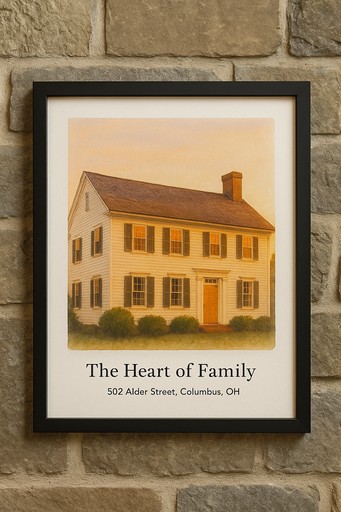 House portrait transformation